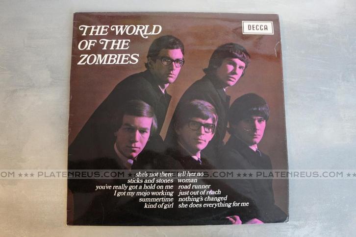 LP The Zombies The World Of The Zombies 1970 Poprock 4208, Cd's en Dvd's, Vinyl | Rock, Gebruikt, Poprock, 12 inch, Ophalen of Verzenden