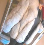 Blauwe vos echte bontjas  full pels bontjas, Ophalen of Verzenden, Nieuw, Wit