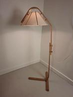 Vintage design vloerlamp Jan Wickelgren Scandinavisch design, Huis en Inrichting, Ophalen of Verzenden, Gebruikt, Hout