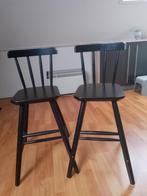 Ikea kinderstoel AGAM zwart 2 stuks, Ophalen, Zo goed als nieuw, Overige typen