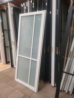 83x201,5cm binnendeur opdek L Staallook wit mat glas SL7, Ophalen, Cando, 80 tot 100 cm, .