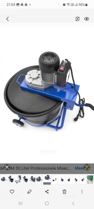 Menger mixer HBM 50 Liter Professionele Mixer, Mengmachine 3 beschikbaar voor biedingen