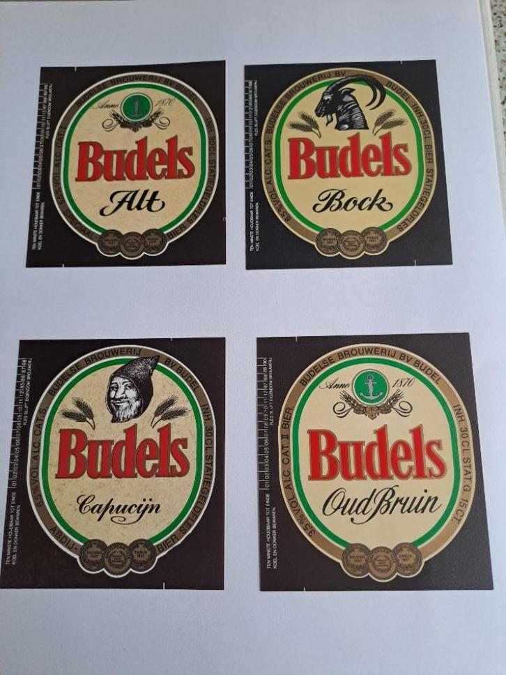 50 X  Budels bier ongebruikt etiket, Verzamelen, Biermerken, Nieuw, Overige typen, Overige merken, Ophalen of Verzenden