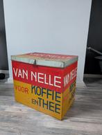 Van Nelle Koffie & Thee Blik - Groot & Origineel, Minder dan 50 cm, Gebruikt, Minder dan 50 cm, Ophalen of Verzenden