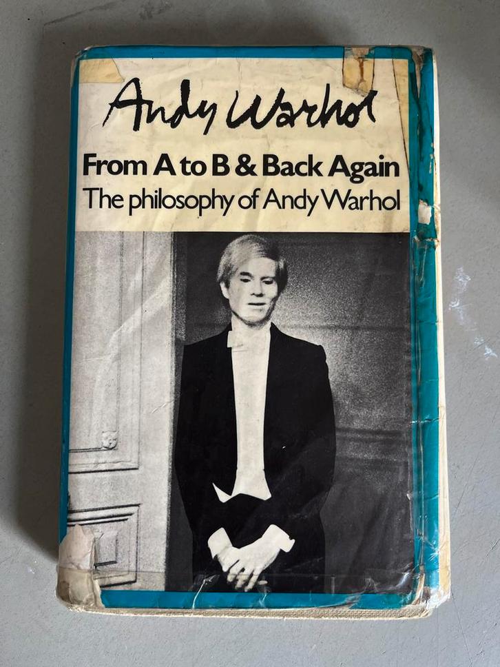 Andy Warhol From A to B & Back Again 1975 1e druk, Boeken, Biografieën, Gelezen, Kunst en Cultuur, Ophalen of Verzenden