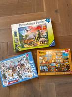 Puzzel Set: 4+ en 6+ (Ravensburger, Rebo, King), Ophalen, Meer dan 50 stukjes, Gebruikt, 4 tot 6 jaar