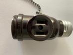 Art Deco Bakeliet Plugfitting Lampfitting met trekschakelaar, Ophalen, Gebruikt, Kunststof, Minder dan 50 cm