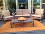 houten loungeset, Tuin en Terras, Ophalen, Gebruikt, Hout