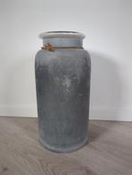 Grijze/blauwe vaas - 40 cm hoog, Huis en Inrichting, Blauw, Aardewerk of Porselein, Ophalen of Verzenden, Zo goed als nieuw