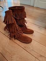 Mooie Minnetonka Laarzen 38 echt leer, Hoge laarzen, Bruin, Ophalen of Verzenden, Zo goed als nieuw
