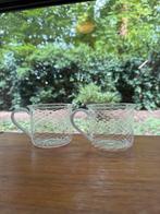 Set van 2 HAY Borosilicate mokjes - white swirl, Huis en Inrichting, Keuken | Servies, Glas of Glazen, Nieuw, Ophalen of Verzenden