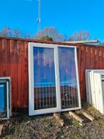 Kunstof etage buitendeur / triple glas circulair, Kunststof, Gebruikt, Deurkozijn, Inclusief glas