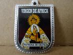Medaillon O.L.V. v. Afrika Virgen de Africa Patrona de Ceuta, Ophalen of Verzenden, Zo goed als nieuw, Sieraad, Christendom | Katholiek