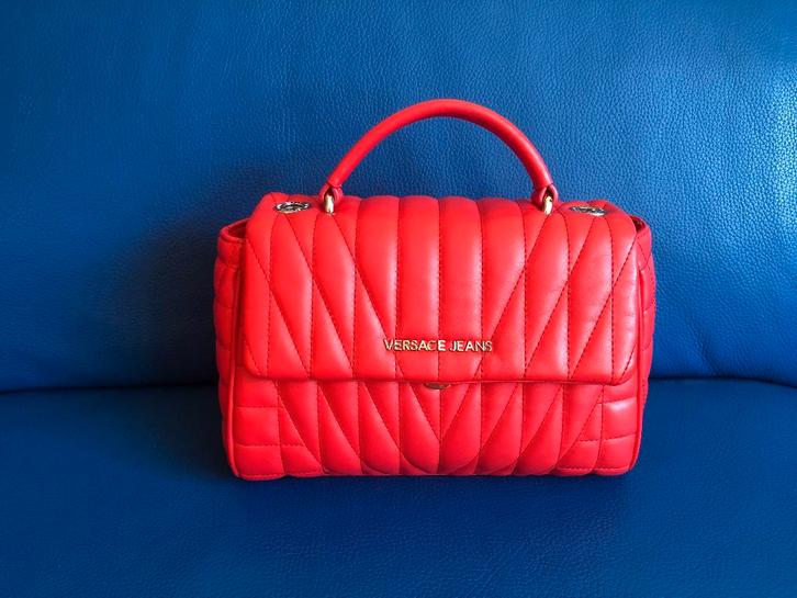 Dames handtas - Versace jeans, Sieraden, Tassen en Uiterlijk, Tassen | Damestassen, Nieuw, Handtas, Rood, Verzenden