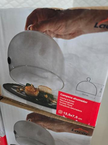 Lacor Rookstolp / Cloche à Fumer - Nieuw in doos 4 stuks beschikbaar voor biedingen