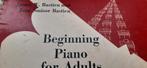 Lesboek Beginning Piano For Adults James Bastien, Ophalen of Verzenden, Les of Cursus, Piano