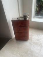 Vintage  engelse heupfles/ Hipflask, Ophalen of Verzenden