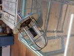 iindustriele lamp, Huis en Inrichting, Lampen | Hanglampen, Ophalen of Verzenden, Glas, Minder dan 50 cm