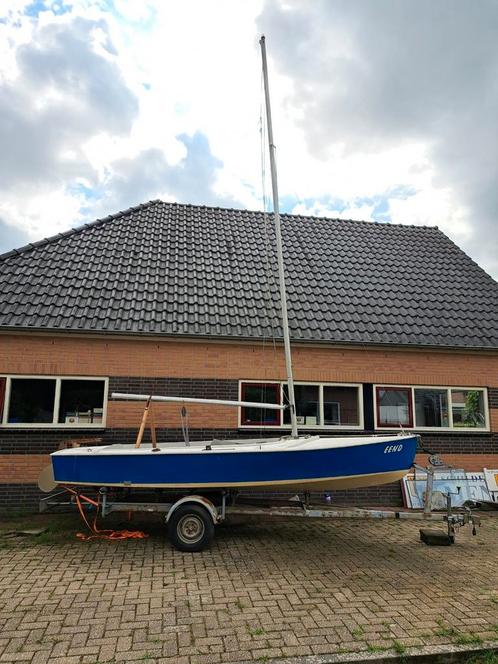 Zeilboot, Volksboot, Watersport en Boten, Zeilen en Zeiltoebehoren, Gebruikt, Overige typen, Minder dan 15 m², 3 tot 6 meter, Ophalen