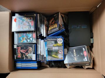 Playstation 2 met grote partij games. 61 games. beschikbaar voor biedingen