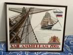 Geborduurd Schilderij Sail Amsterdam, Antiek en Kunst, Ophalen
