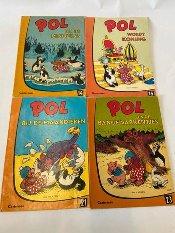 Vier stripboeken van POL beschikbaar voor biedingen