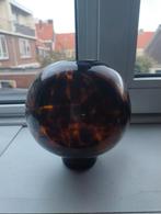 Vintage Bruine Glazen Vaas, Huis en Inrichting, Woonaccessoires | Vazen, Overige kleuren, 50 tot 75 cm, Ophalen of Verzenden, Glas