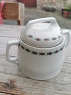 Vintage Suikerpot met Bloemmotief, Huis en Inrichting, Ophalen, Gebruikt, Overige typen, Overige stijlen