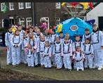 Carnaval Astronautenpakken Loopgroep, Ophalen of Verzenden, Zo goed als nieuw, 104 of kleiner, Jongen of Meisje