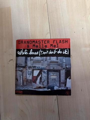 Grandmaster Flash - White Lines 12 inch beschikbaar voor biedingen