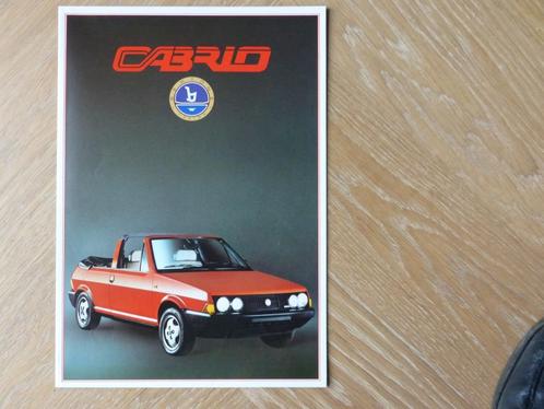 Bertone Cabrio 1983 brochure  niet Fiat Ritmo, Boeken, Auto's | Folders en Tijdschriften, Zo goed als nieuw, Overige merken, Verzenden