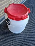Curtec 55 ltr. Kunststof Wijdmondsvat met schroefdeksel, Ophalen, Kunststof