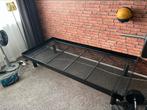 Kuperus stalen bed 100 x 220 cm, Huis en Inrichting, Ophalen, Eenpersoons, Zwart, Metaal