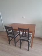 Tafel met 2 stoelen, Ophalen, Gebruikt, 4 tot 6 stoelen