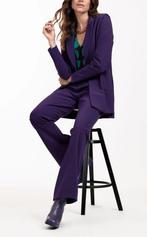 Studio Anneloes Charlize broek purple bonded travelstof mt L, Kleding | Dames, Broeken en Pantalons, Studio Anneloes, Paars, Maat 42/44 (L)
