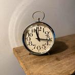 Vintage HEMA Wekker - Zilverkleurig, Antiek en Kunst, Curiosa en Brocante, Ophalen of Verzenden