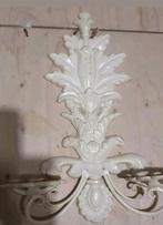 Prachtige mega grote ijzeren wandkandelaar, 25 tot 50 cm, Ophalen of Verzenden, Zo goed als nieuw, Metaal