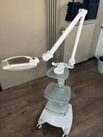 Stevige trolley met loupelamp, Hobby en Vrije tijd, Vergrootglazen, Loepen en Loeplampen, Ophalen, Gebruikt, Vergrootglas of Loep