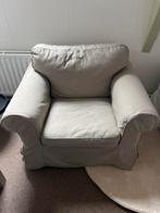 EKTORP Fauteuil, Hillared beige, Ophalen, Gebruikt, 75 tot 100 cm, 100 tot 125 cm