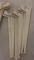 Element plankdragers 25 CM WIT Element System | 10 stuks, Ophalen of Verzenden, Gebruikt