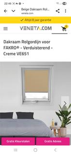 Dakraam rolgordijn, Ophalen, 100 tot 150 cm