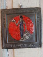 Reclame in emaille & brons ANMB 1927 art-deco, Ophalen of Verzenden