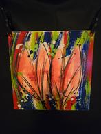 Ad van Hassel - Tulpen, Antiek en Kunst, Kunst | Schilderijen | Abstract, Ophalen of Verzenden