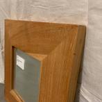 Spiegel (facet) – lijst van teakhout - 40 x 40 cm -TTM Wonen, Huis en Inrichting, Woonaccessoires | Spiegels, TTM Wonen, Meubels – (Perzische) Tapijten en Woonaccessoires