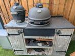 Kamado Grill Set Compleet met Tafel & Accessoires, Ophalen