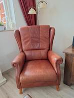 Lederen fauteuil zgan, Huis en Inrichting, Fauteuils, Ophalen of Verzenden, Zo goed als nieuw, 75 tot 100 cm, 50 tot 75 cm