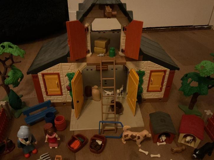 Playmobil boerderij met veel dieren, Kinderen en Baby's, Speelgoed | Playmobil, Gebruikt, Ophalen