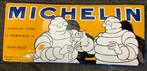 Emaille bord MICHELIN bibendum, Verzamelen, Merken en Reclamevoorwerpen, Ophalen of Verzenden, Gebruikt, Reclamebord