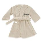 Badjas cream mt 1-2 jaar geborduurd met naam, Kinderen en Baby's, Babykleding | Overige, Info@theriverhouse.nl, Jongetje of Meisje