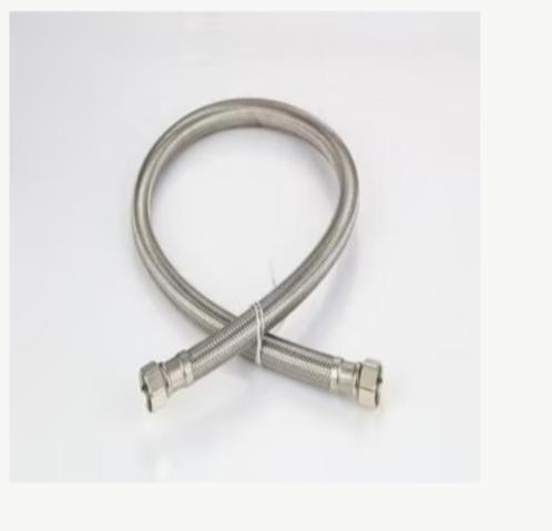Toevoerslang flexibel - moer x moer 1/2"F x 1/2"F - 80 cm, Doe-het-zelf en Verbouw, Overige Doe-het-zelf en Verbouw, Nieuw, Ophalen of Verzenden